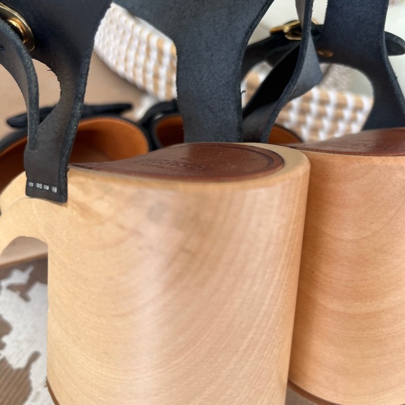 Swedish Hasbeens NWT Bow Covered Sandal Clog Sandal Best Super comfortable ❤️ - Picture 10 of 12